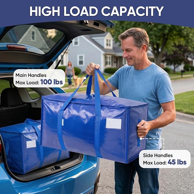 TICONN 12 Pack Extra Large Moving Bags Heavy Duty - Image 10