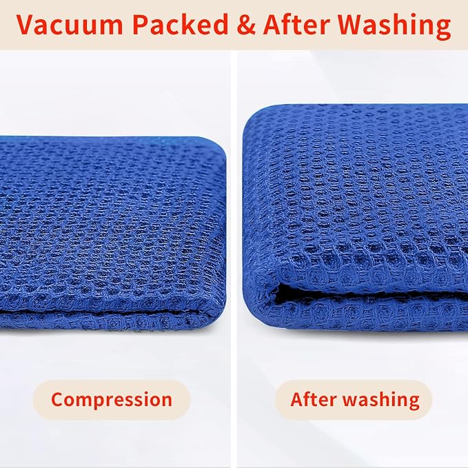 Homaxy 100% Cotton Waffle Weave Kitchen Dish Cloths 24-Pack, Ultra Soft - Image 7