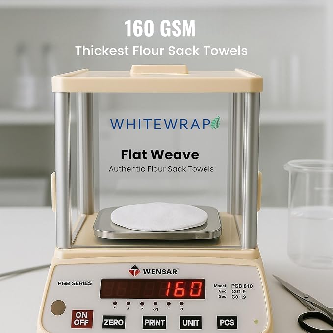 WHITEWRAP Flour Sack Towels| TeaTowel - Image 6