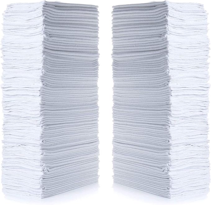 Simpli-Magic Cotton Shop Towels 14"x12" – Reusable Cleaning Shop Rags by Simpli-Magic