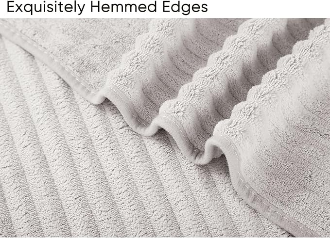 Luxury 3-Piece Quick-Dry Bath Towel Set – Ultra Soft Microfiber Towels | Hand - Image 6