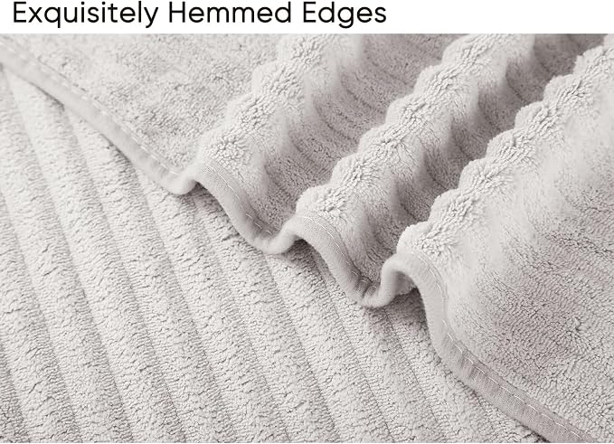Luxury 3-Piece Quick-Dry Bath Towel Set – Ultra Soft Microfiber Towels | Hand - Image 7