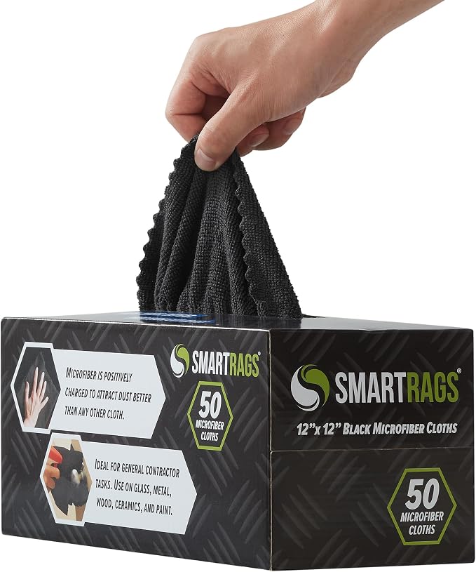 Arkwright Smart Rags Microfiber Cleaning Cloths Bulk, Case of 400, Lint Free - Image 3
