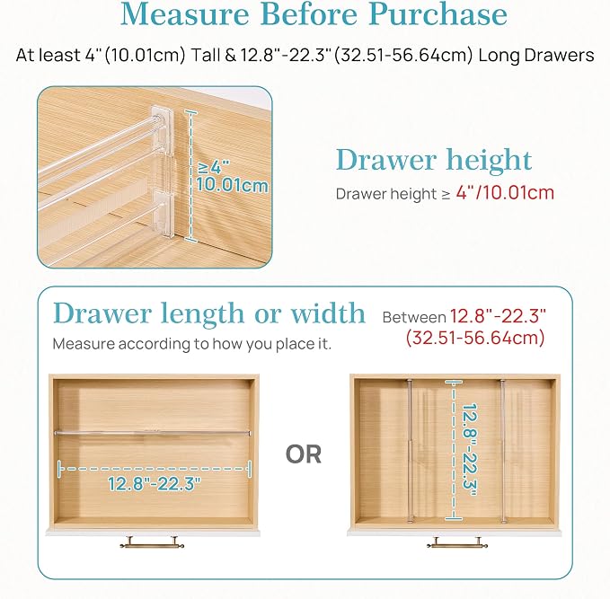 Vtopmart 4" Regular Upgrade Drawer Divider - Image 2