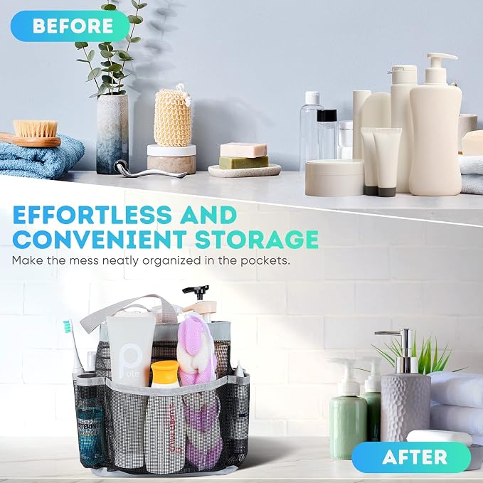 EUDELE Mesh Shower Caddy Portable - Image 8