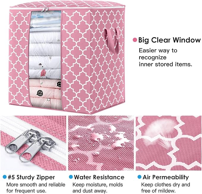 Storage Bags 8 Pack 100L Clothes Organization and Storage Containers | Large - Image 3