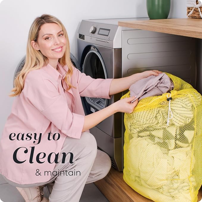 Handy Laundry Mesh XL Laundry Bag 24"x36", Heavy Duty Drawstring - Image 5