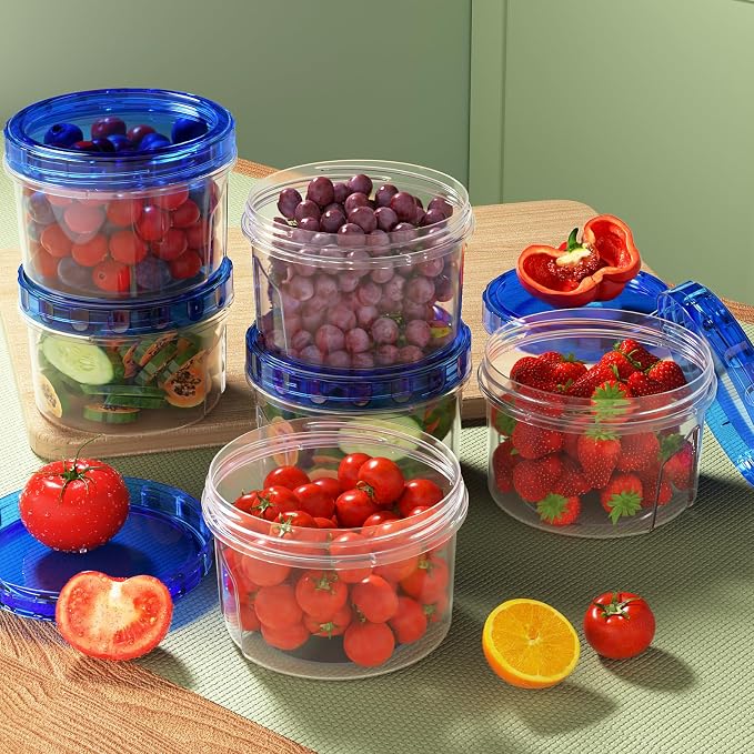 HOMETALL Freezer Storage Containers, Airtight Plastic | Food Storage Containers - Image 4