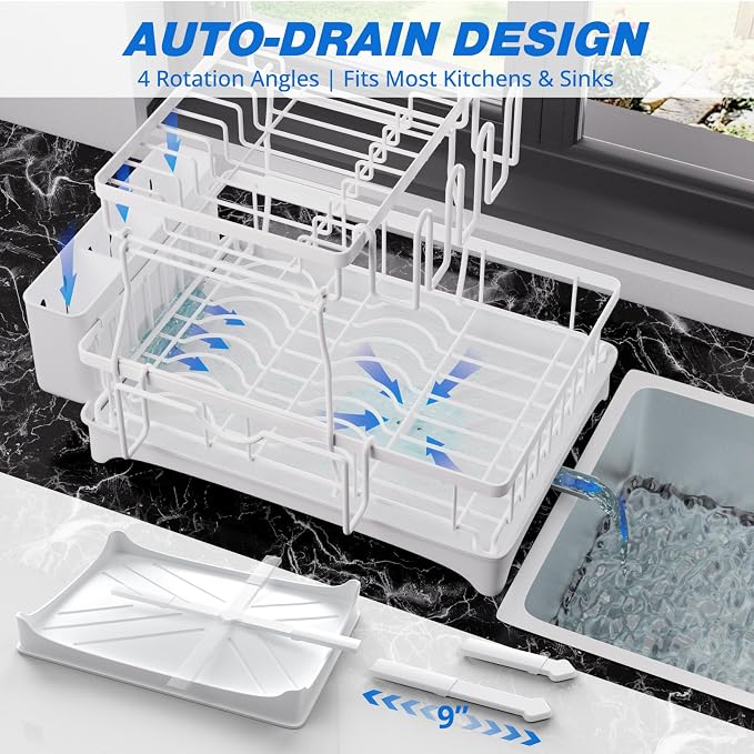 2-Tier Dish Drying Rack - Image 3