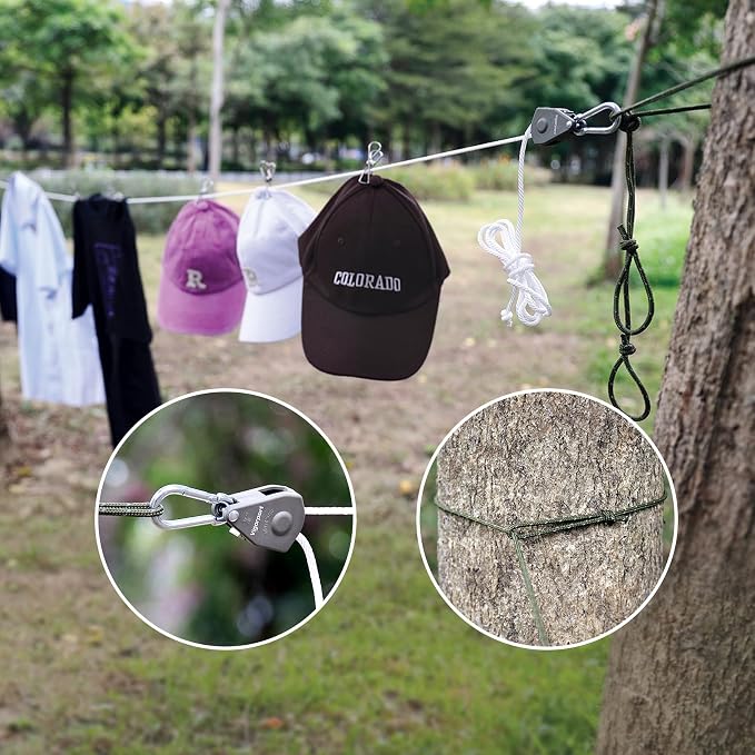 Vigorport Retractable Travel Clothesline, Portable Clothes Laundry Line - Image 7