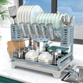 Dish Drying Rack, Rust-Proof 2 Tier Dish Racks by B-Land