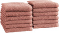 Great Bay Home 100% Cotton 12-Pack 13x13 Wash Cloth by GreatBayHome