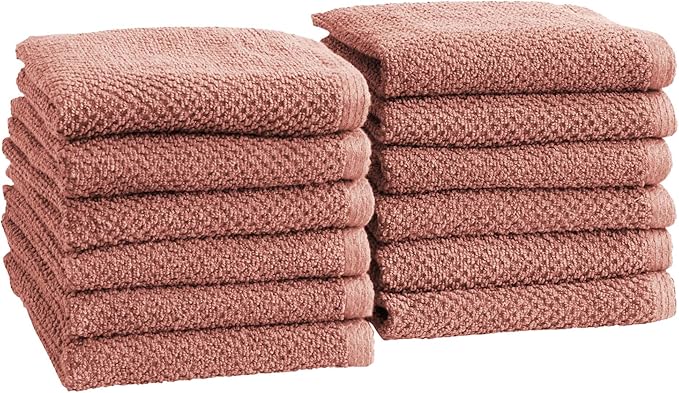 Great Bay Home 100% Cotton 12-Pack 13x13 Wash Cloth by GreatBayHome