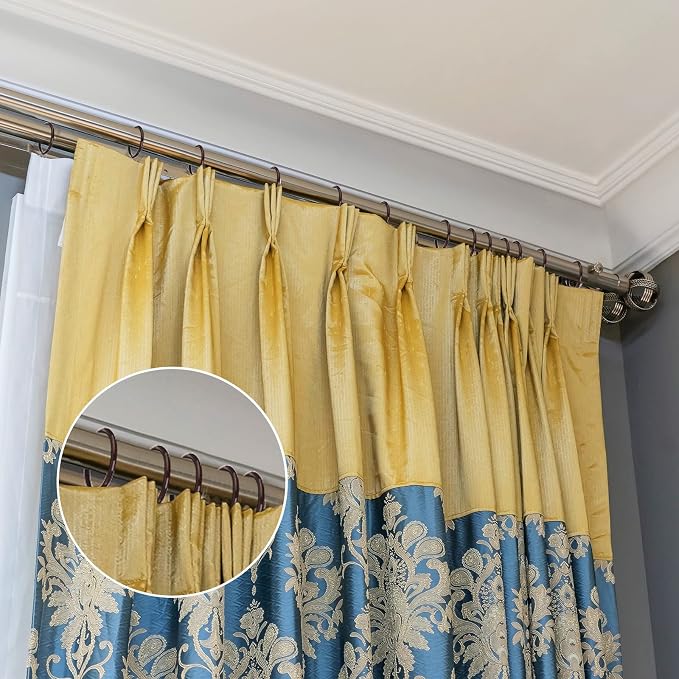 Hotop 60 Pcs 1.65 Inch Curtain Ring and 60 Pcs Pin Hook, 0.98/1.26/1.5/1.65 - Image 6