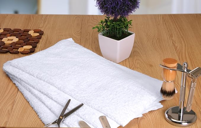Utopia Towels Salon Towels, 16x27 in, 100% Cotton, Gym & Beauty Care - Image 3