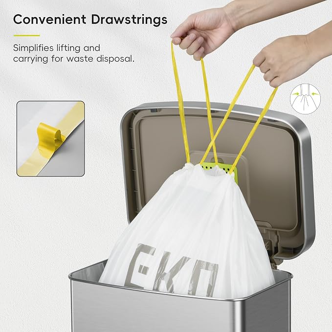 EKO 21 Gallon / 50-90 Liter, Extra-Strong Garbage Bags, Lavender Scent - Image 3