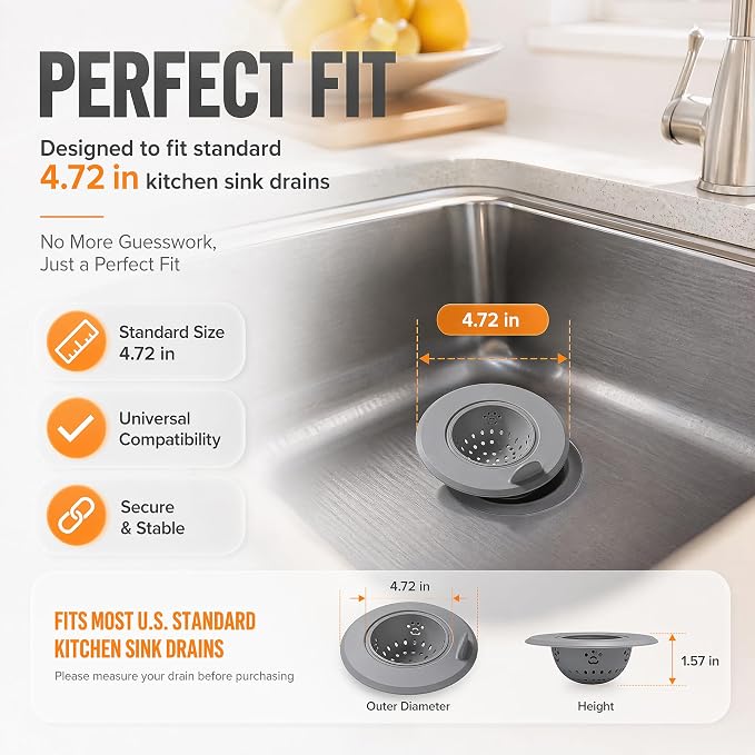 Li&Zhao Kitchen Sink Drain Strainer - Image 6