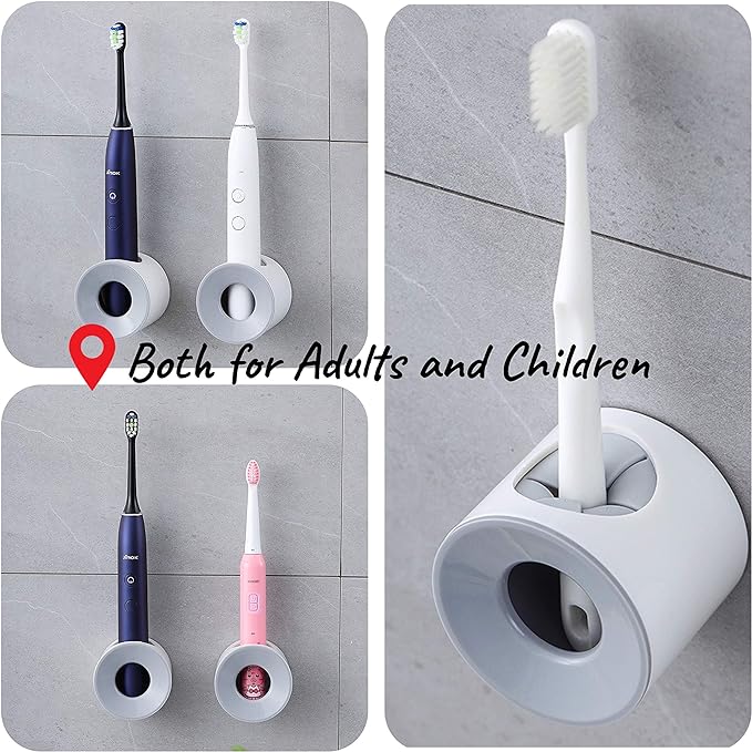LaLand Electric Toothbrush Holder, Wall Mounted - Image 5