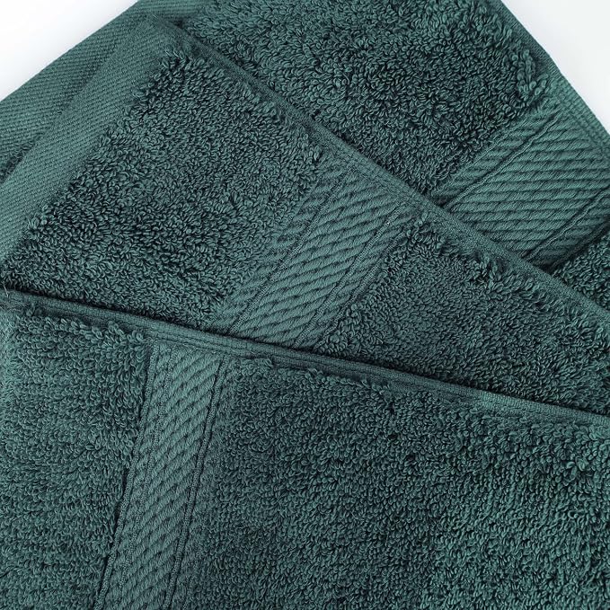 Superior Egyptian Cotton 800 GSM Plush & Absorbent, 9 Piece Set, Teal | Quick - Image 6