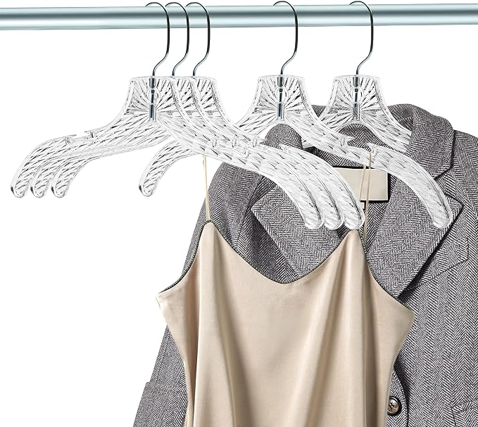 Quality Clear Plastic Hangers 96 Pack - Image 6