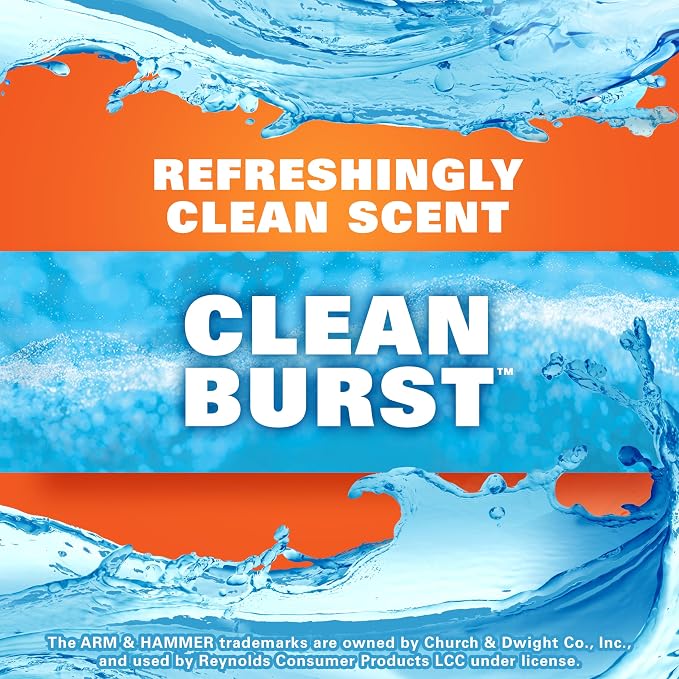Hefty Ultra Strong 13 Gal Kitchen Trash Bags, Clean Burst, 80ct | 13G Tall - Image 3
