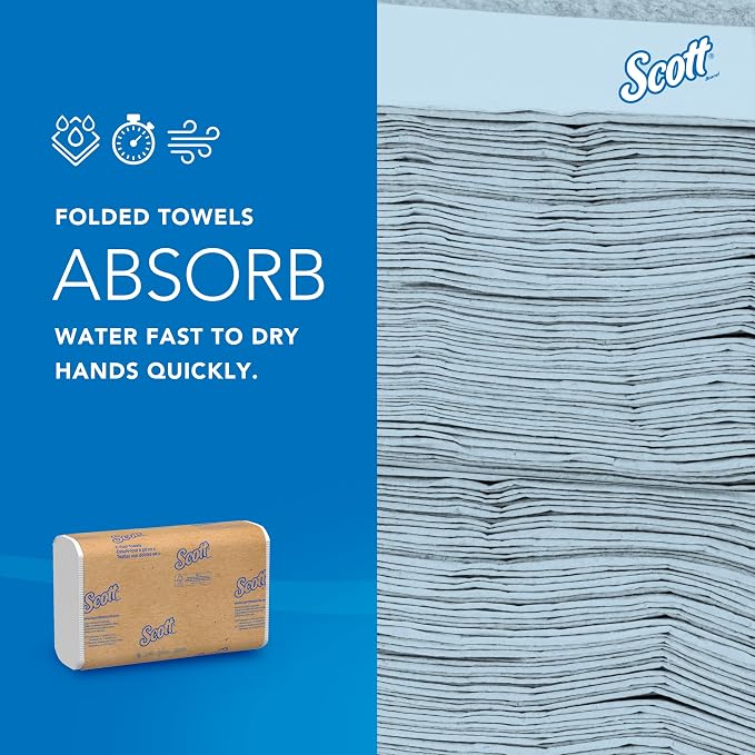 Scott Professional C-Fold Paper Hand Towels, 9 x 200 Sheets | Universal - Image 5