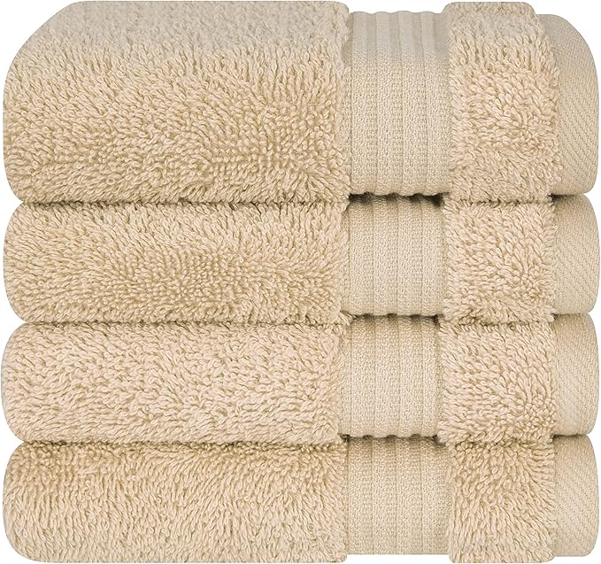 Cotton Paradise 100% Cotton Turkish Towel Set, Soft Absorbent Quick Dry by UNITEDHOMETEXTILE