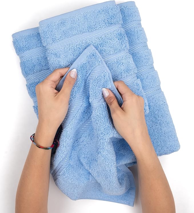 American Soft Linen 100% Cotton Luxury Turkish Towels, 6 Piece Towel Set | Soft - Image 6