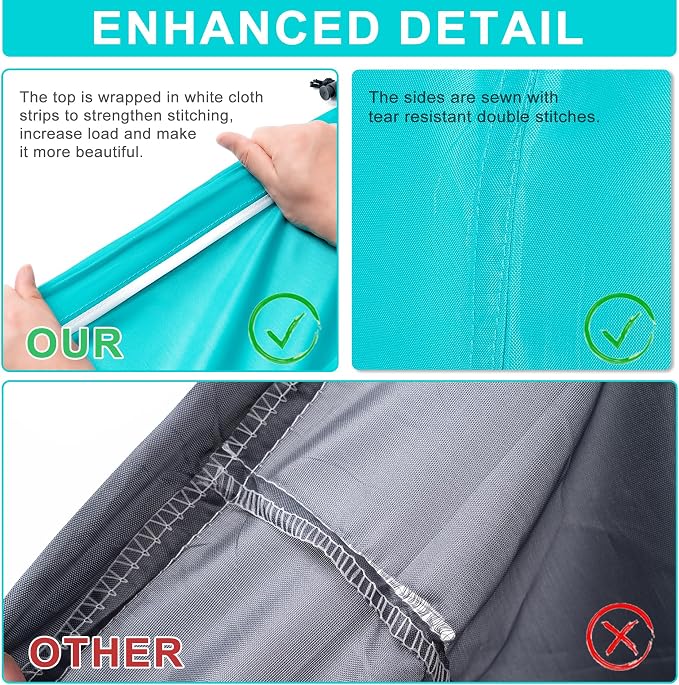2 Pack Travel Laundry Bag, Extra Large Dirty Clothes Organizer - Image 2