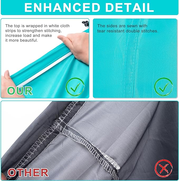 2 Pack Travel Laundry Bag, Extra Large Dirty Clothes Organizer - Image 2