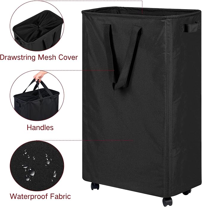 efluky Slim Laundry Hamper - Image 5