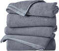 Great Bay Home 100% Cotton 4 Pack 54x27 Bath Towel Set by GreatBayHome