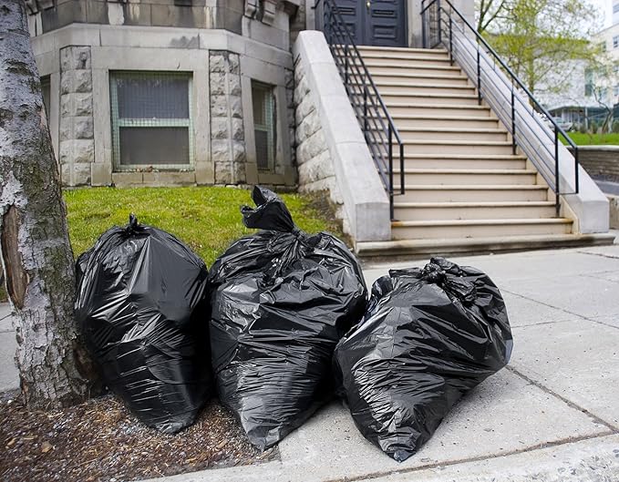 Tasker Contractor Garbage Bags 55 Gallon 3 Mil Heavy Duty 60 Gal Contractor - Image 6