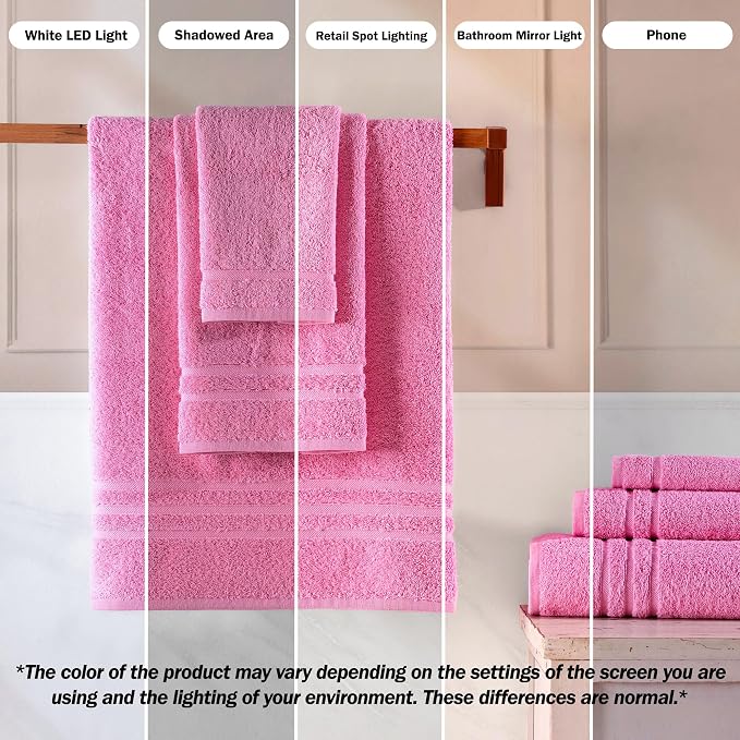 Hawmam Linen Luxury Cotton Washcloths 13x13 Inch - Image 3