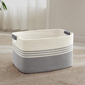 60L Woven Laundry Basket Hamper by SunNewt