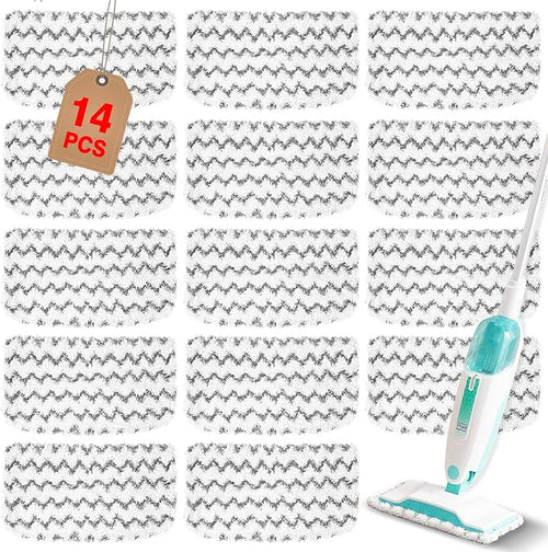 14 Pack Steam Mop Replacement Pads Compatible by YHOVID