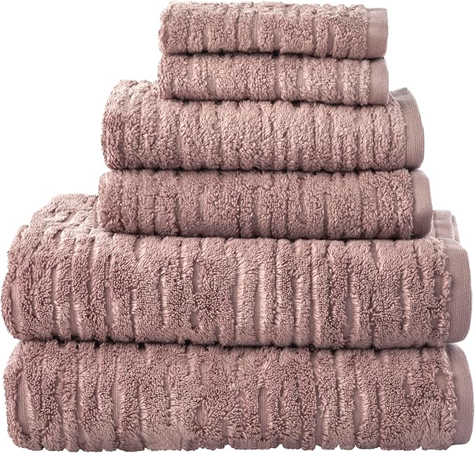 SKL Home CloudSoft Washcloth Set, 100% Cotton Luxury, Clay | Premium spa-level - Image 7