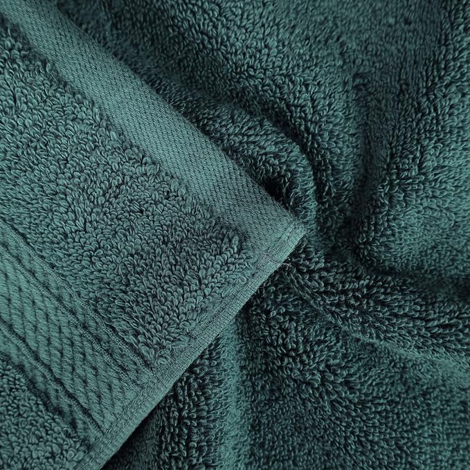 Superior Egyptian Cotton 800 GSM Plush & Absorbent, 9 Piece Set, Teal | Quick - Image 5