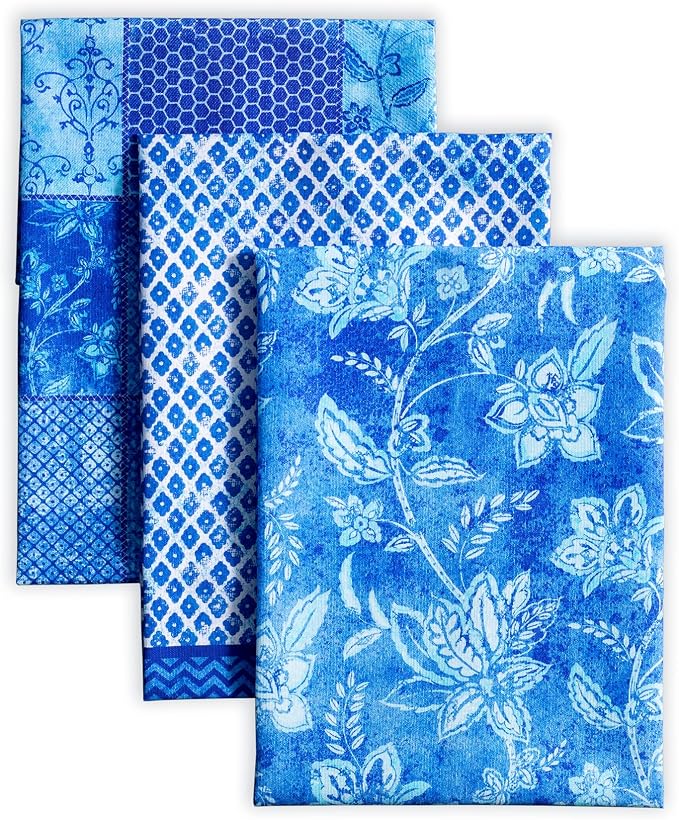 Maison d' Hermine Kitchen Towels Set of 3 Reusable 100% Cotton 27.50" x 20" by MaisondHermine