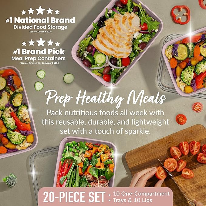 Bentgo Prep 1-Compartment Meal Prep Containers - Image 2