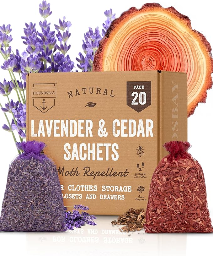HOUNDSBAY Cedar and Lavender Sachets by HOUNDSBAY