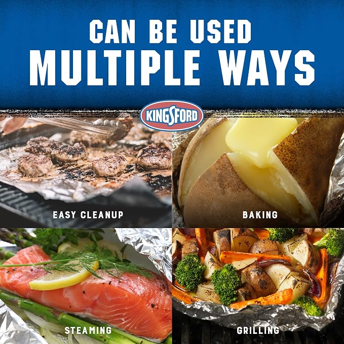 Kingsford Extra Wide Heavy Duty Aluminum Foil Roll, 18 In x 100 Sq Ft | - Image 3
