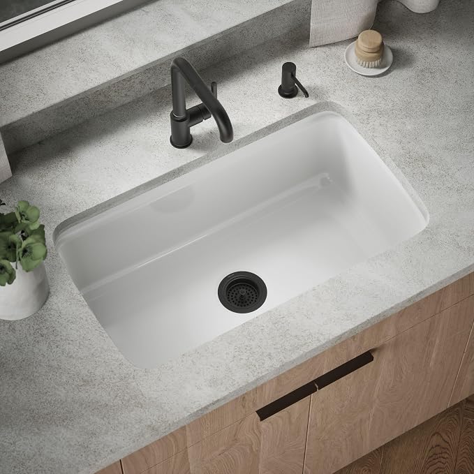 Kohler K-8803-BL Duostrainer Sink Strainer Basket, Matte Black - Image 5