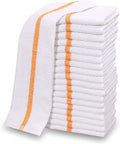 New Cotton Blend White Restaurant Bar Mops Kitchen Towels by GOLDTEXTILES