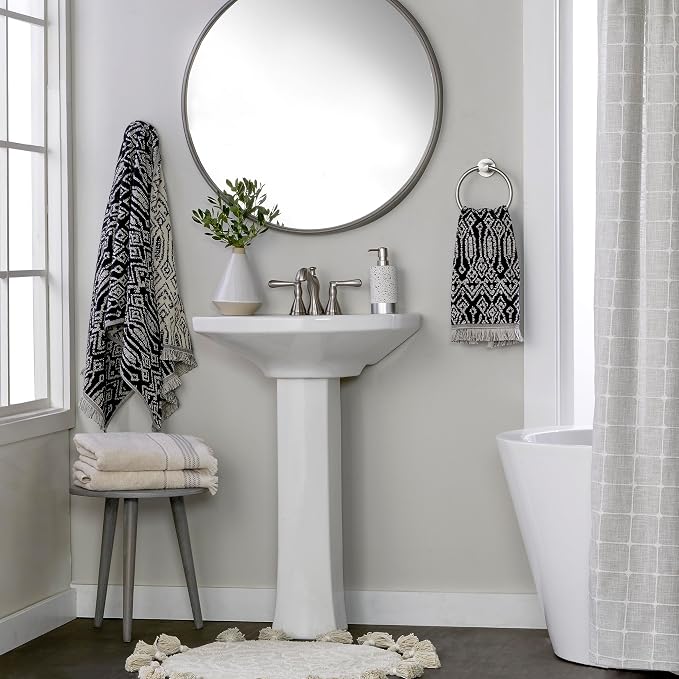 SKL Home Nador Hand Towel Set-2pc, Premium 100% Cotton, reversible jacquard. - Image 5