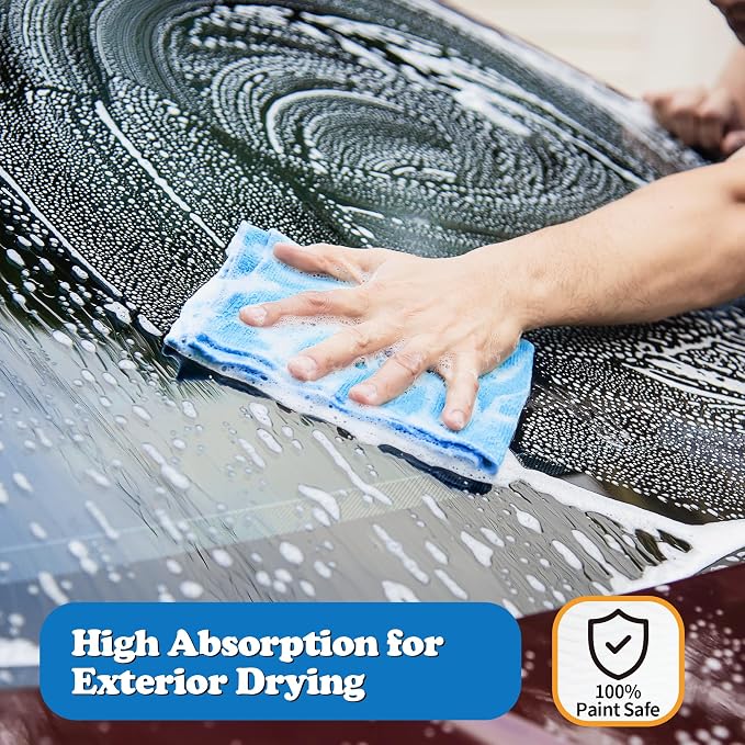 Shop Towels, Microfiber Cleaning Cloth Bulk, Microfiber Towels - Image 5