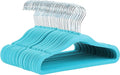 Amazon Basics Kids Space Saving Velvet Non-Slip Clothes Hangers by AmazonBasics