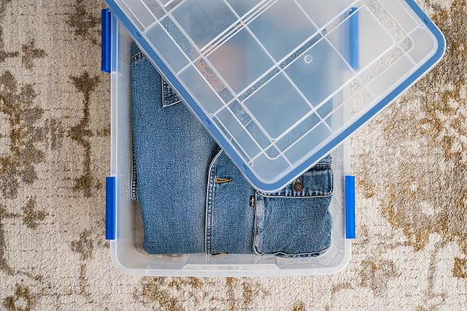 IRIS USA 3-Pack 26.5 Qt Storage Bins - Image 5