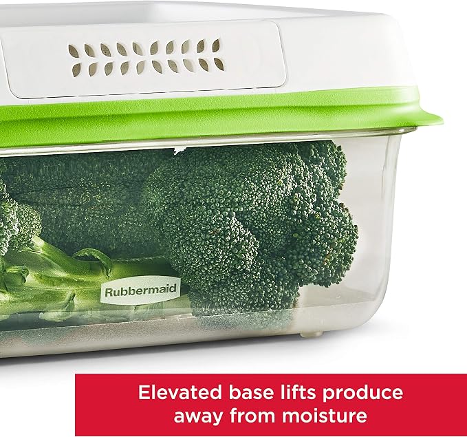 Rubbermaid FreshWorks Produce Saver, Medium Produce Storage Containers - Image 3
