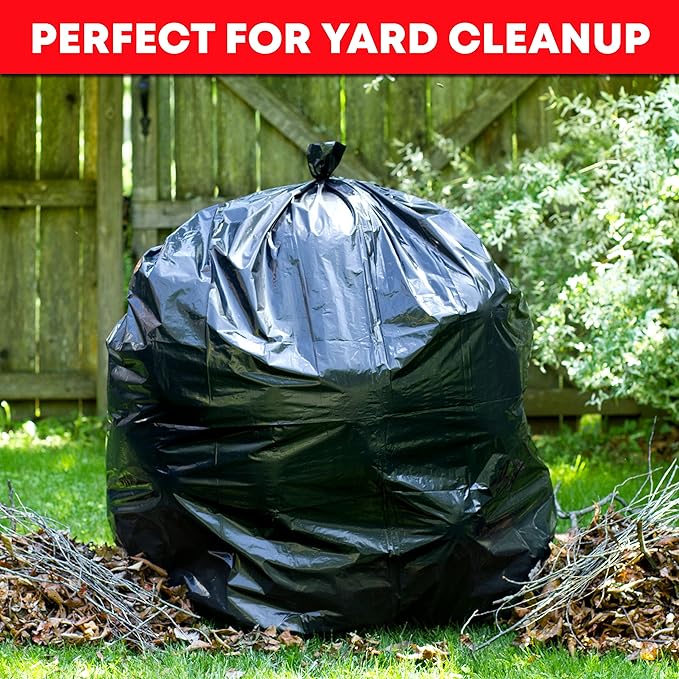 Veska Contractor Garbage Bags 55 Gallon 3 MIL Heavy Duty Contractor Trash Bags - Image 4